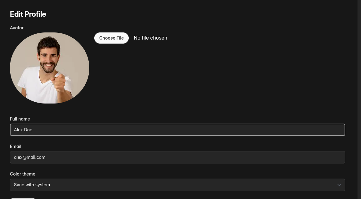 Create your account